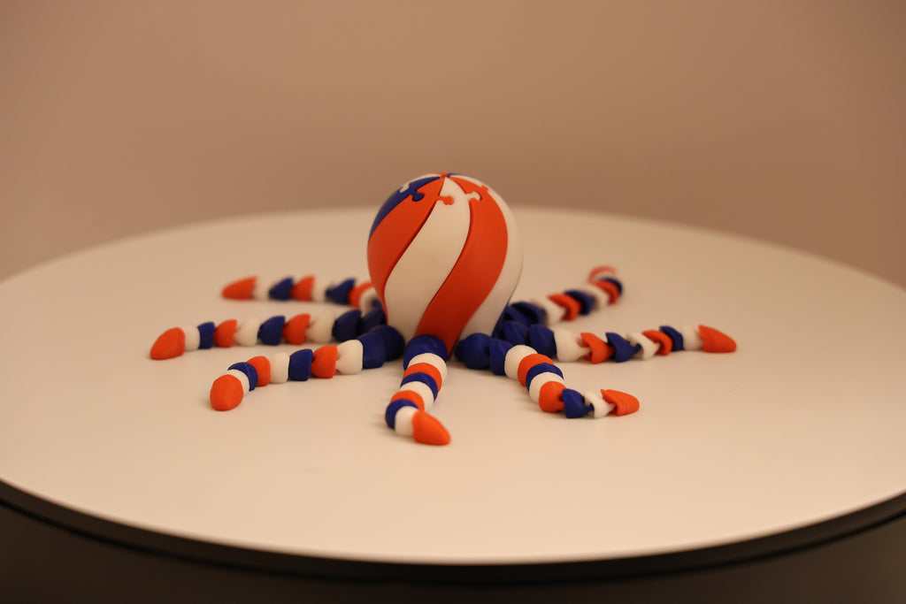 Blobtopus - Articulated Twisty Octopus - U.S.A 250th Anniversary Edition