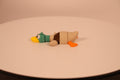 Video of Mallard colored articulated 3D‑printed Mallard Quacklet desk pet, fidget toy.