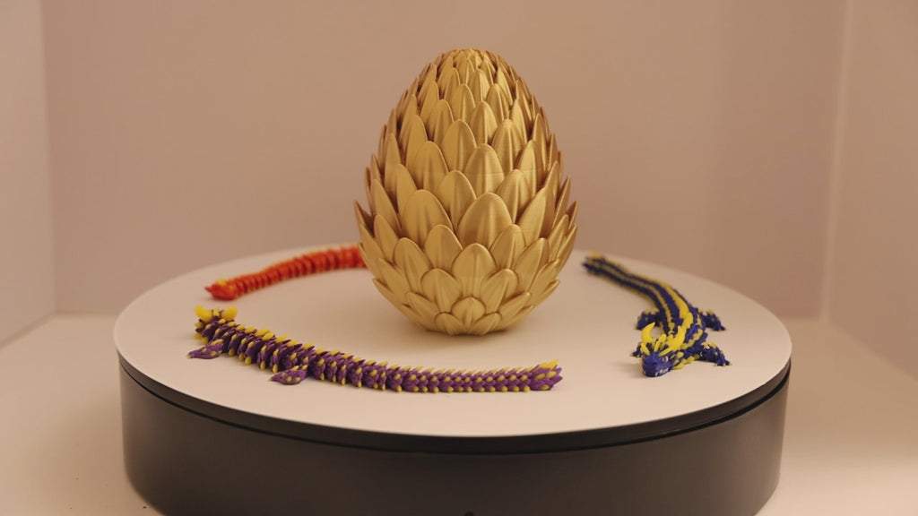 3D Printed Dragon Egg Large