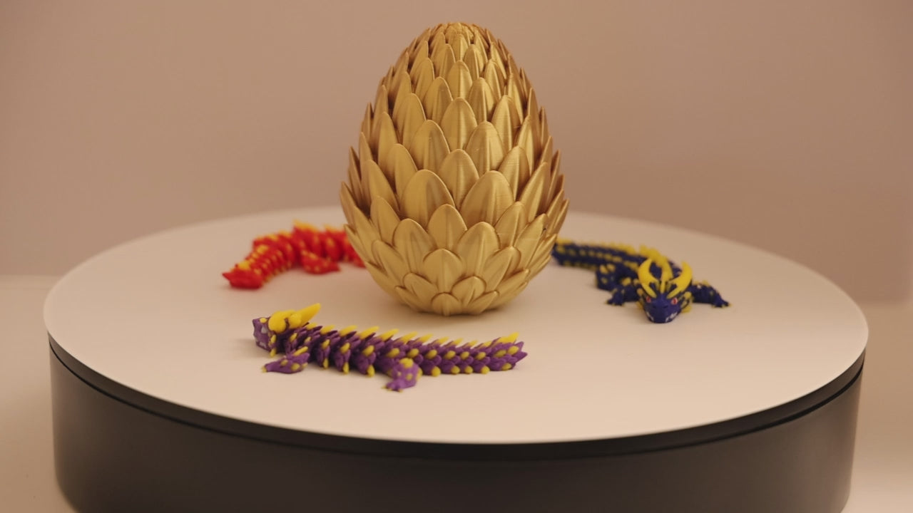 3D Printed Dragon Egg Medium